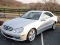 2007 Iridium Silver Metallic Mercedes-Benz CLK 350 Coupe  photo #1