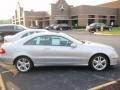 2007 Iridium Silver Metallic Mercedes-Benz CLK 350 Coupe  photo #5