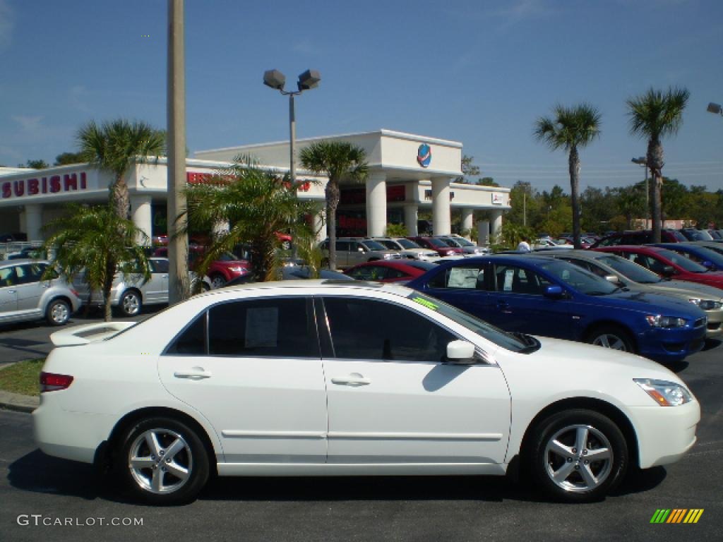 2004 Accord EX Sedan - Taffeta White / Ivory photo #6