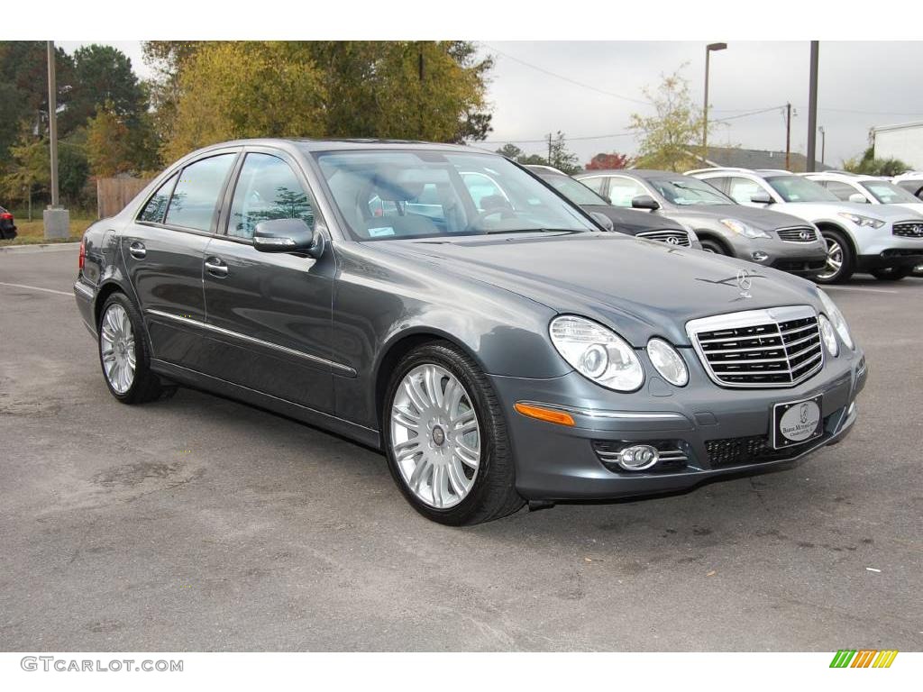 2008 E 350 Sedan - Flint Grey Metallic / Cashmere photo #1