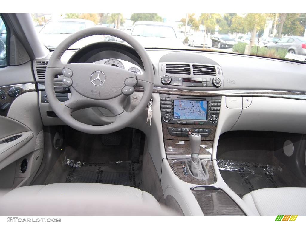 2008 E 350 Sedan - Flint Grey Metallic / Cashmere photo #3