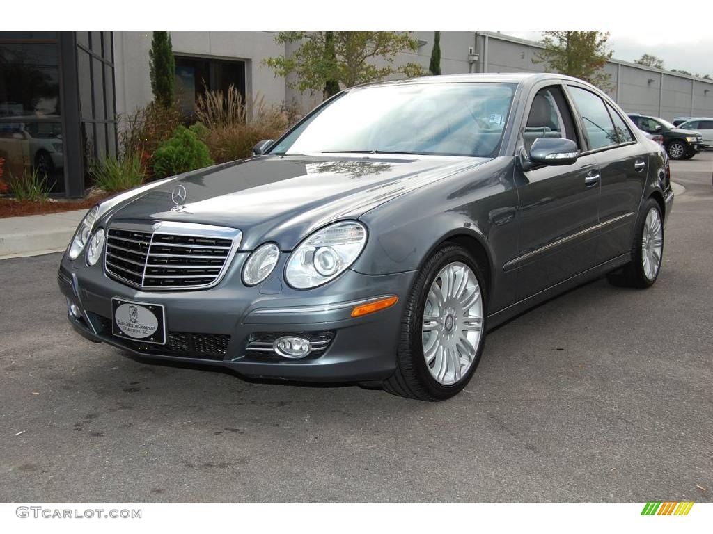 2008 E 350 Sedan - Flint Grey Metallic / Cashmere photo #12