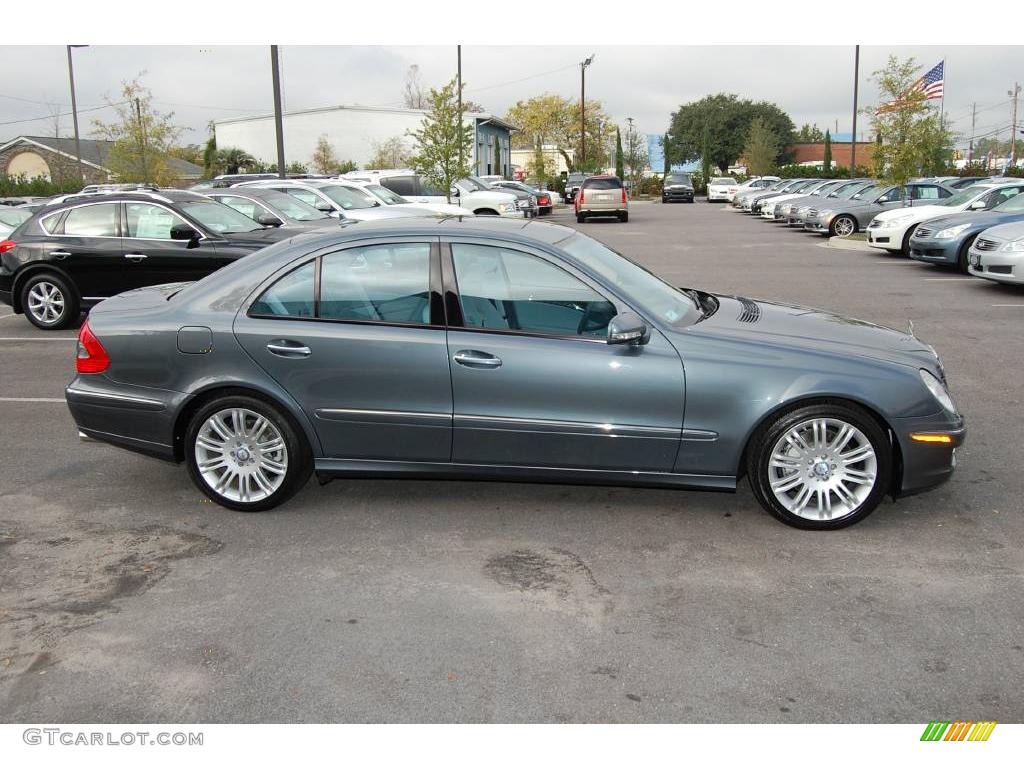 2008 E 350 Sedan - Flint Grey Metallic / Cashmere photo #14