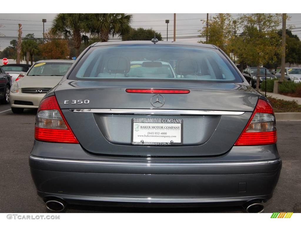 2008 E 350 Sedan - Flint Grey Metallic / Cashmere photo #16