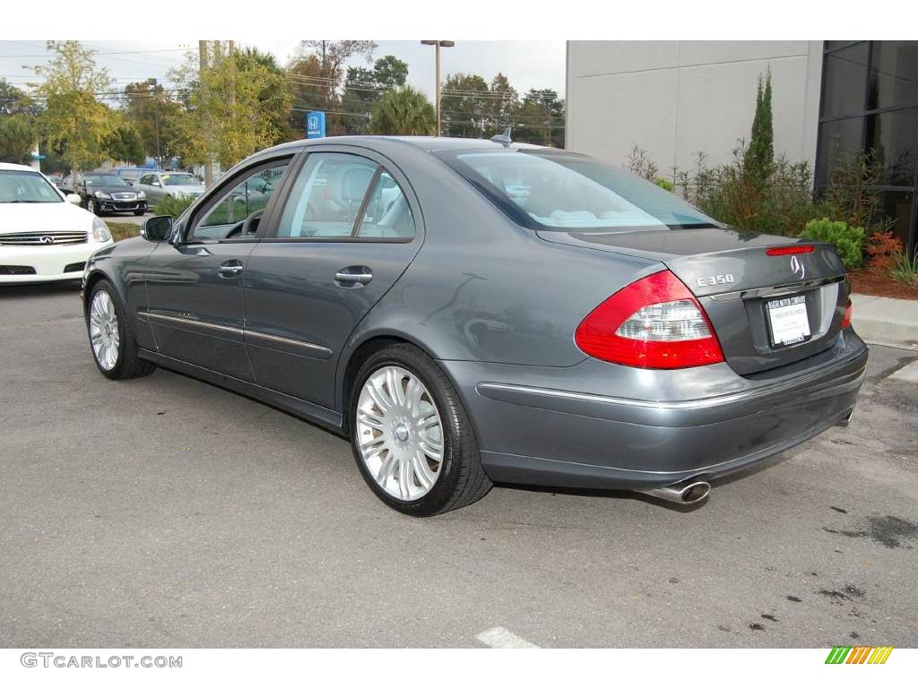 2008 E 350 Sedan - Flint Grey Metallic / Cashmere photo #17