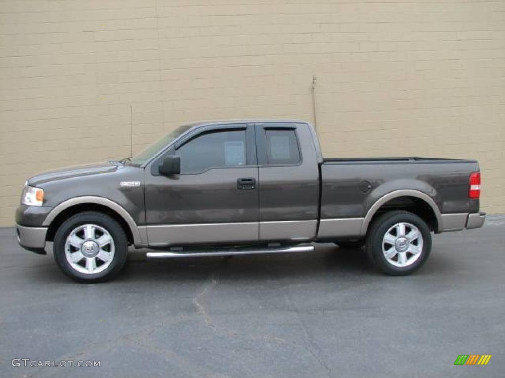 2006 F150 Lariat SuperCab - Dark Stone Metallic / Tan photo #1