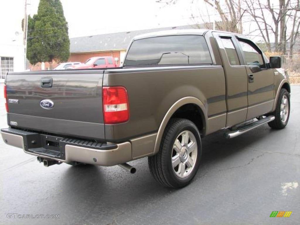 2006 F150 Lariat SuperCab - Dark Stone Metallic / Tan photo #5