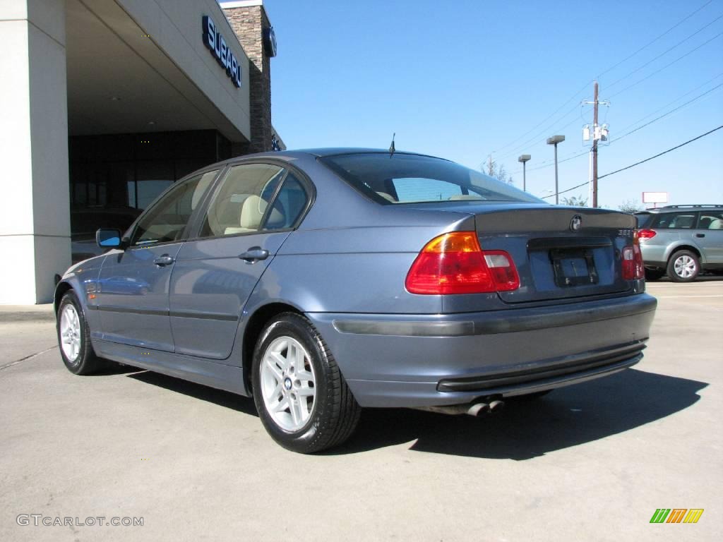 2000 3 Series 323i Sedan - Steel Blue Metallic / Sand photo #5