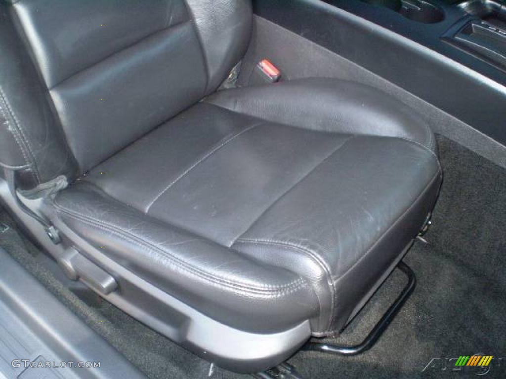 2005 Mustang V6 Premium Coupe - Mineral Grey Metallic / Dark Charcoal photo #18