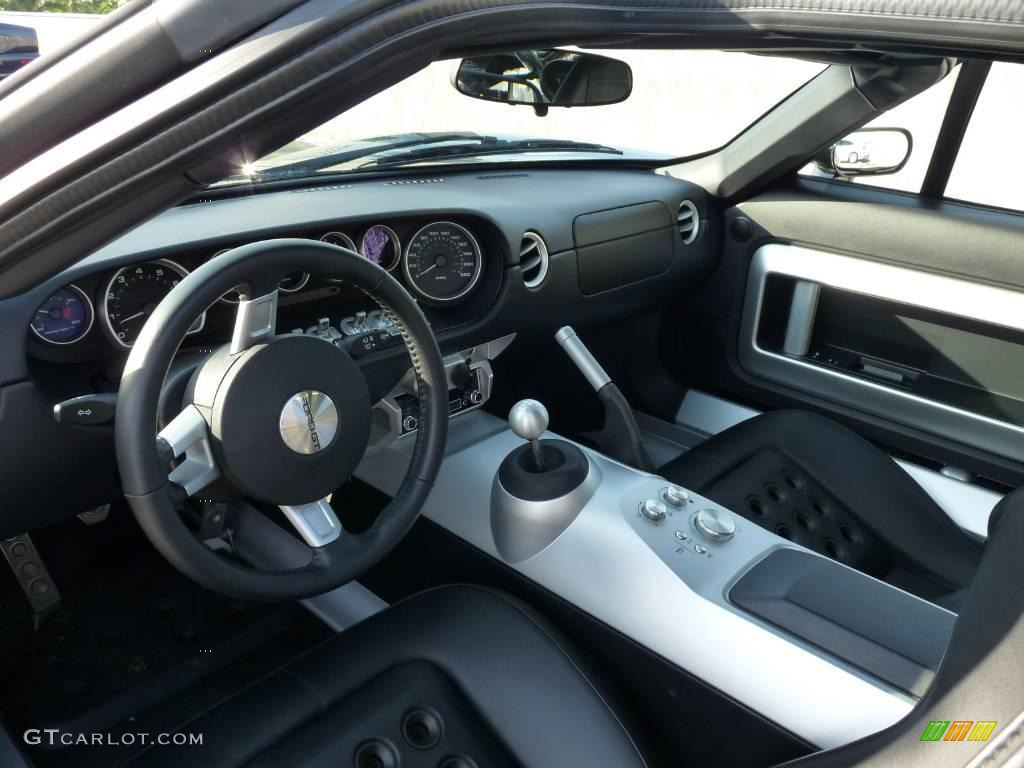 Ebony Black Interior 2005 Ford GT Standard GT Model Photo #22068184