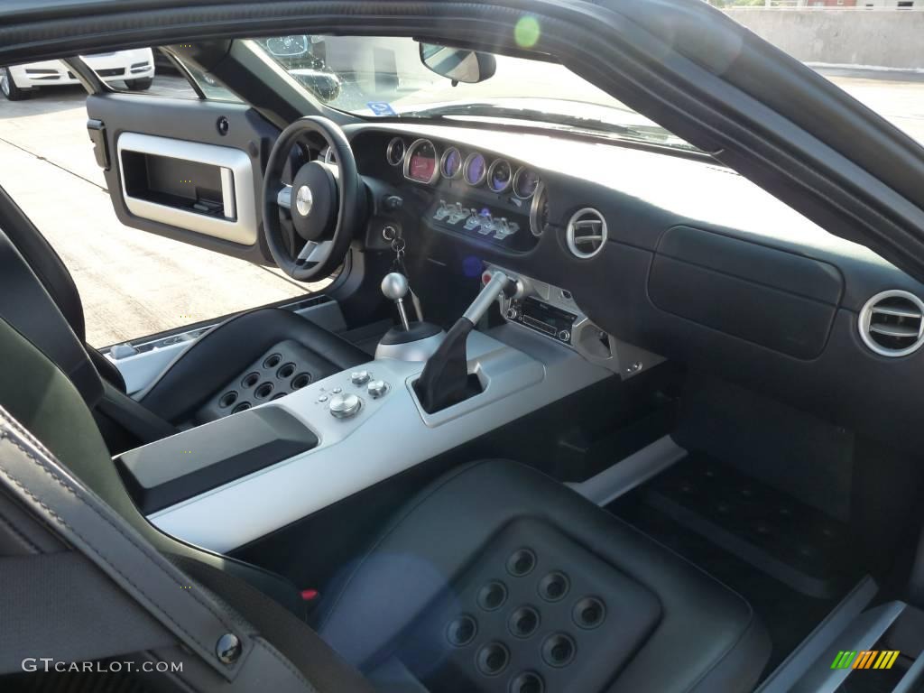 2005 Ford GT Standard GT Model Ebony Black Dashboard Photo #22068200