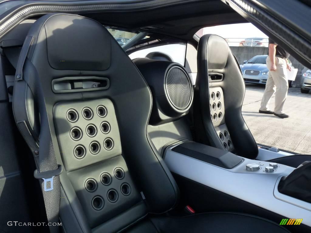Ebony Black Interior 2005 Ford GT Standard GT Model Photo #22068216