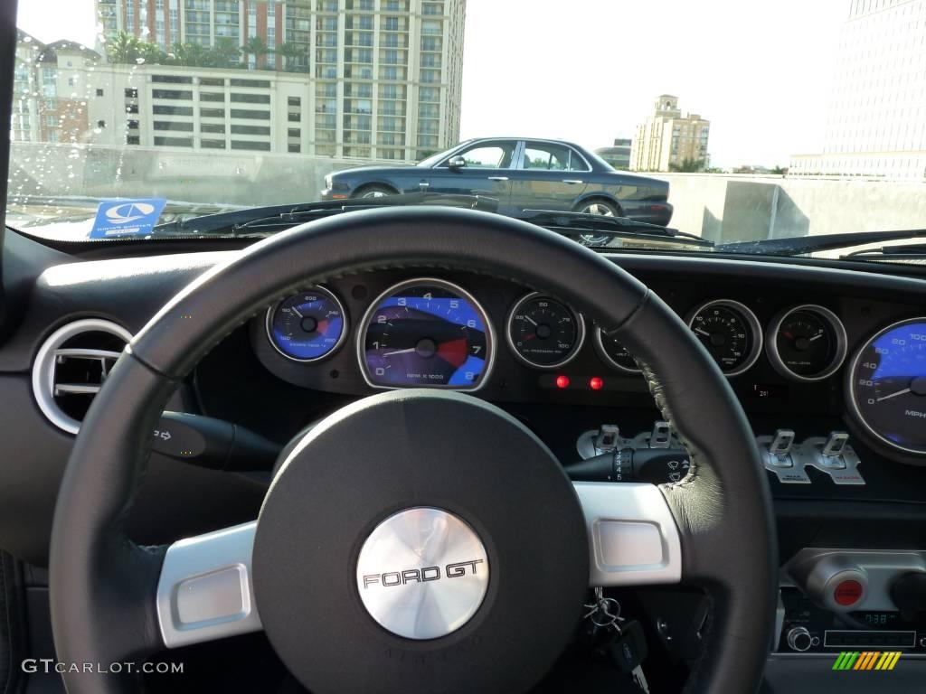 Ebony Black Interior 2005 Ford GT Standard GT Model Photo #22068264