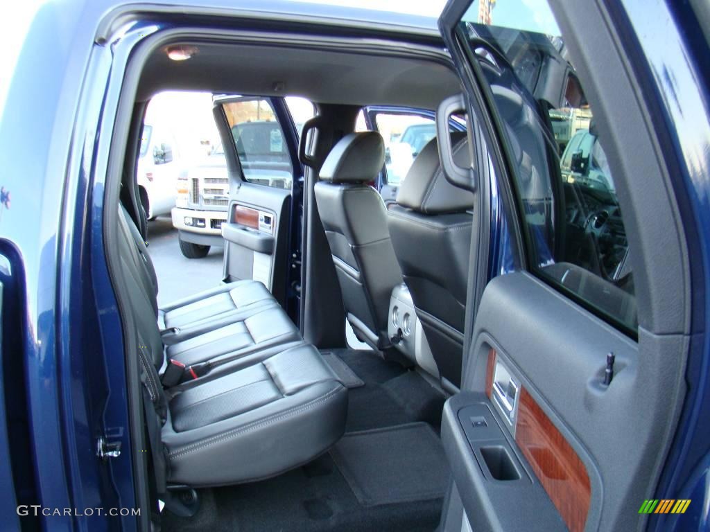 2010 F150 Lariat SuperCrew - Dark Blue Pearl Metallic / Black photo #11