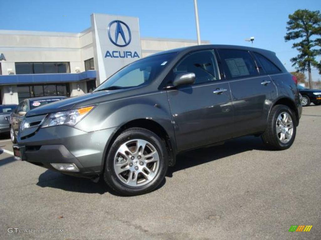 2007 MDX  - Nimbus Gray Metallic / Ebony photo #2