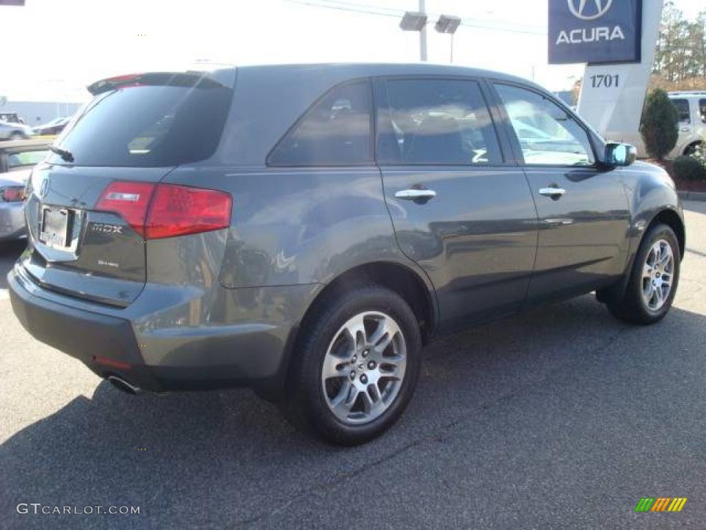 2007 MDX  - Nimbus Gray Metallic / Ebony photo #6