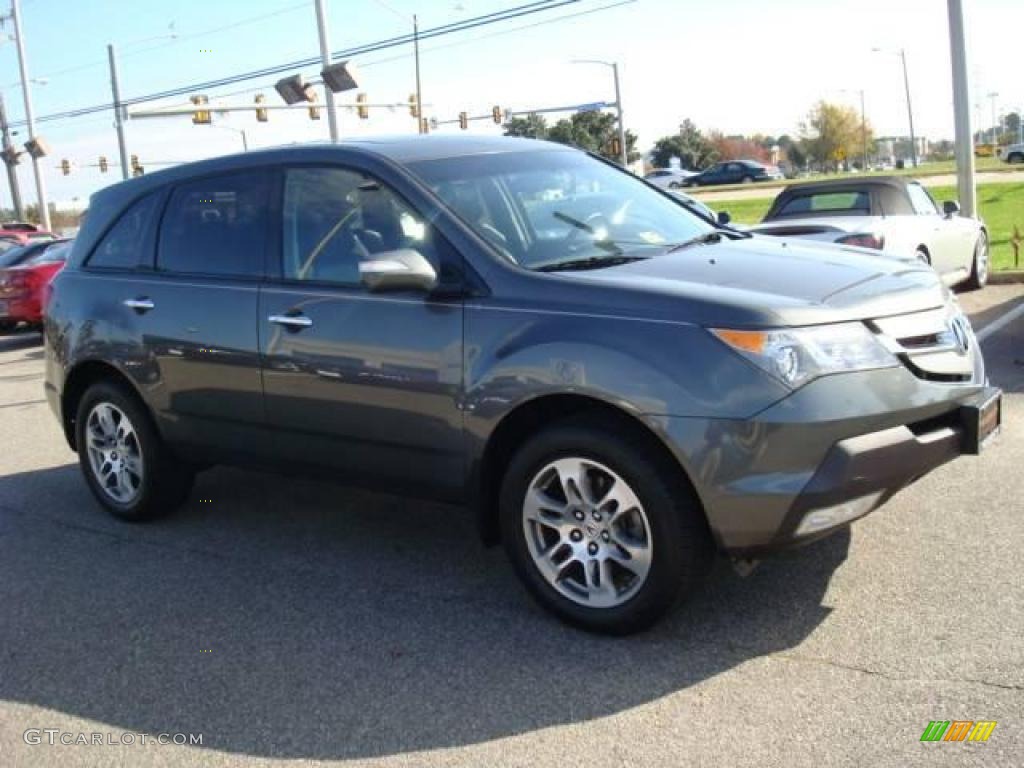 2007 MDX  - Nimbus Gray Metallic / Ebony photo #7
