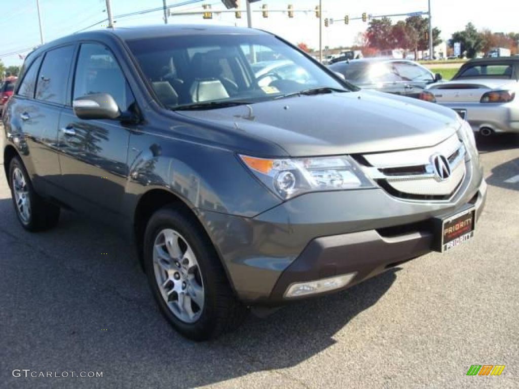 2007 MDX  - Nimbus Gray Metallic / Ebony photo #8