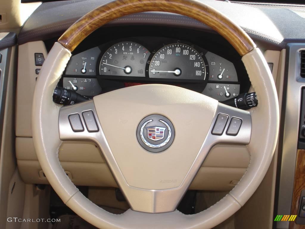 2007 Cadillac XLR Platinum Edition Roadster Cashmere Steering Wheel Photo #22070004