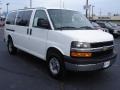 Summit White - Express LS 3500 Passenger Van Photo No. 2