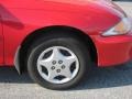 2001 Bright Red Chevrolet Cavalier Coupe  photo #4