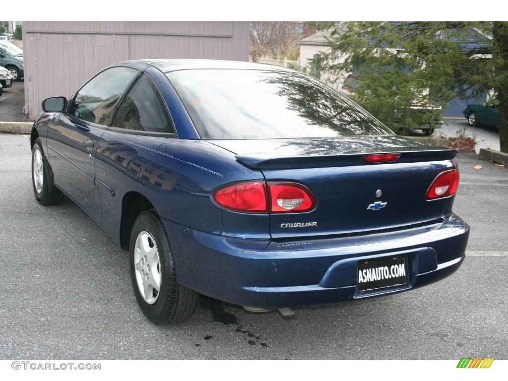 2002 Cavalier Coupe - Indigo Blue Metallic / Graphite photo #4