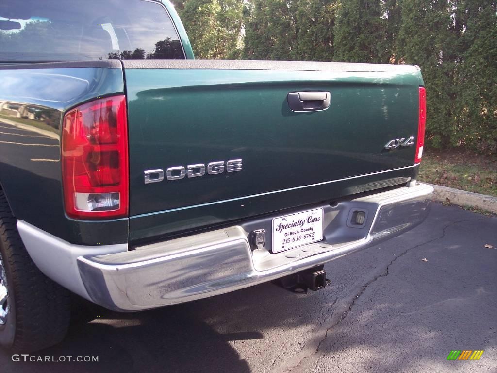 2002 Ram 1500 SLT Quad Cab 4x4 - Forest Green Pearlcoat / Taupe photo #11