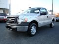 2010 Ingot Silver Metallic Ford F150 XL Regular Cab  photo #6