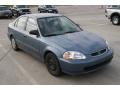 1996 Cyclone Blue Metallic Honda Civic LX Sedan  photo #1