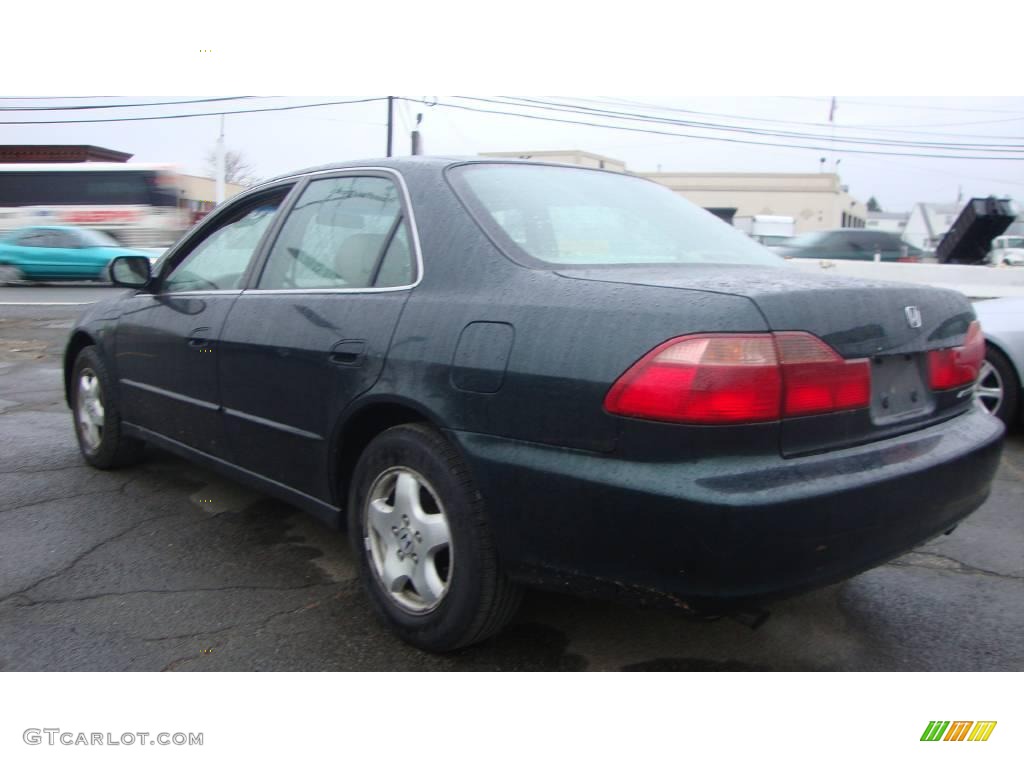 1999 Accord EX V6 Sedan - Dark Emerald Pearl / Ivory photo #3