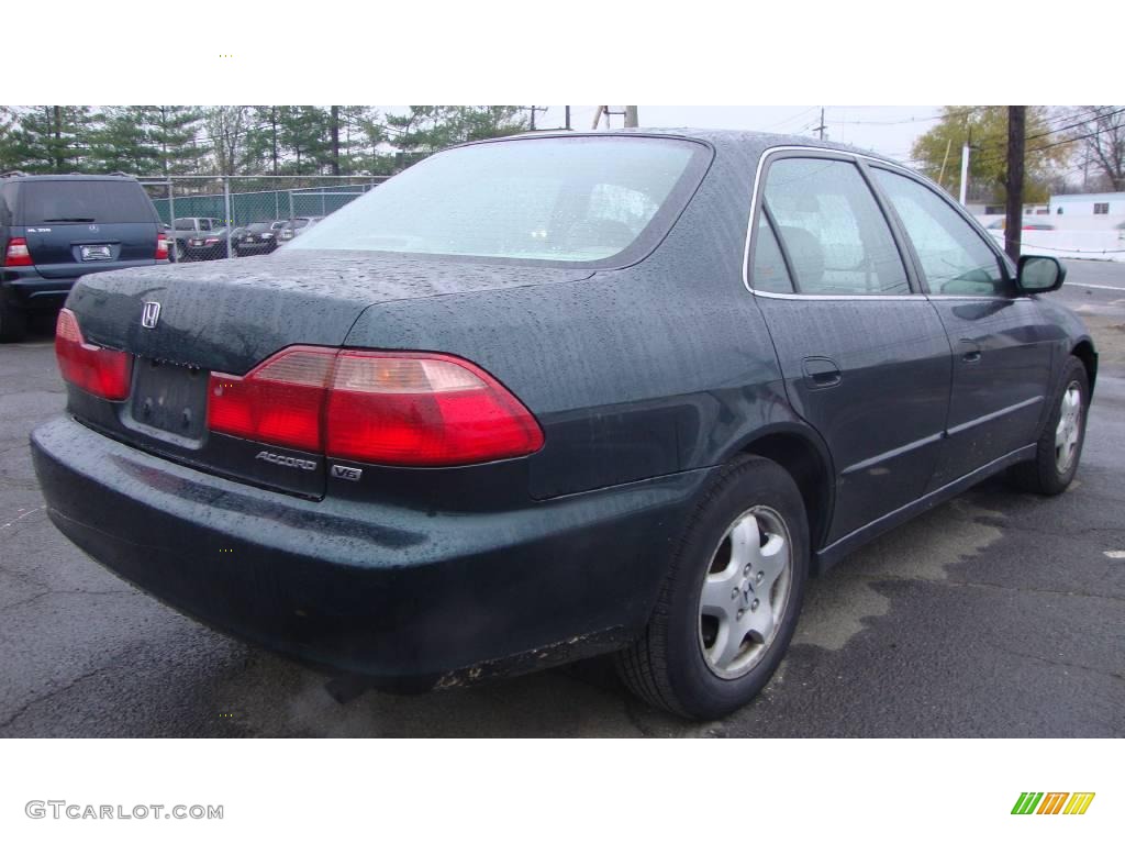 1999 Accord EX V6 Sedan - Dark Emerald Pearl / Ivory photo #4