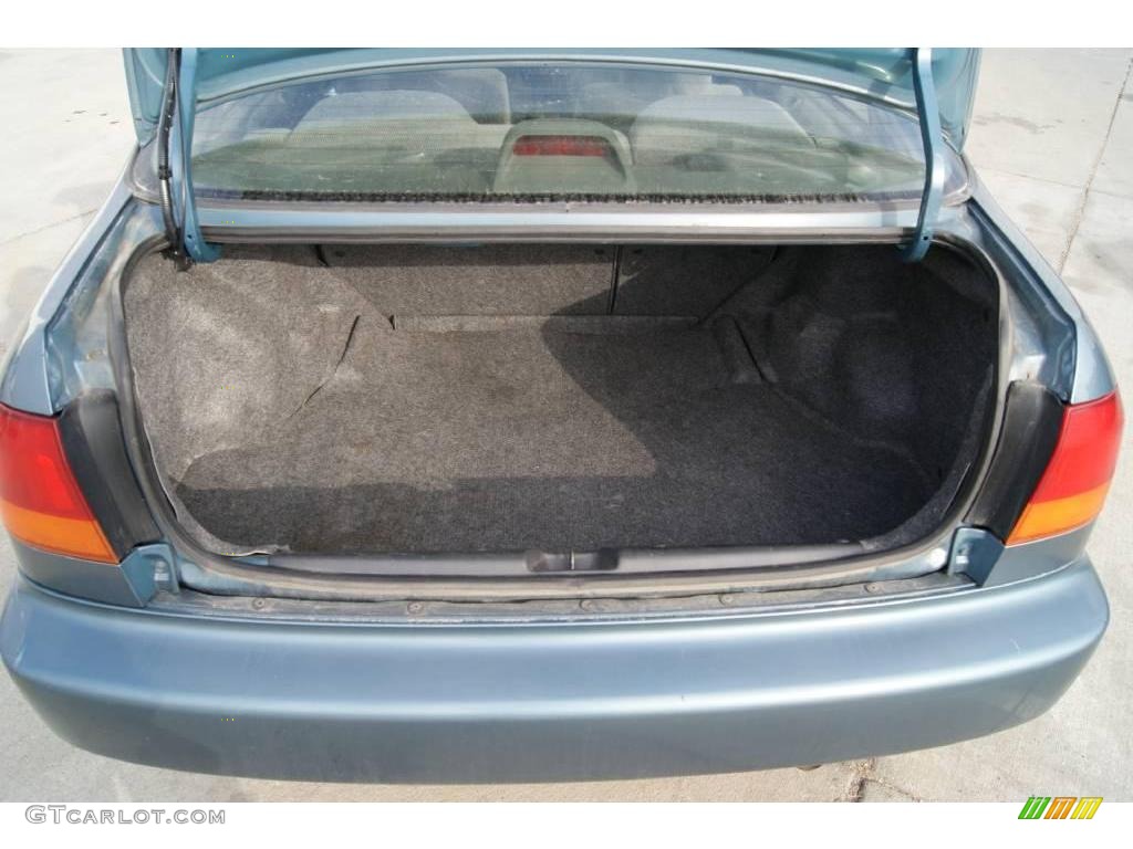 1996 Civic LX Sedan - Cyclone Blue Metallic / Gray photo #24