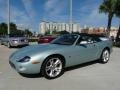 2003 Seafrost Metallic Jaguar XK XK8 Convertible  photo #15