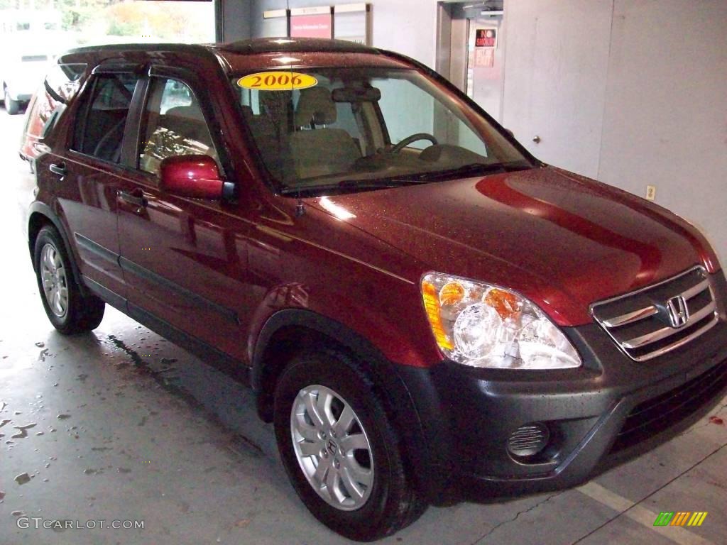 2006 CR-V EX - Redondo Red Pearl / Ivory photo #1