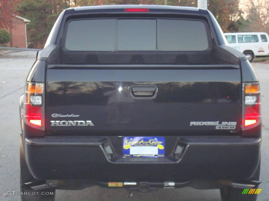 2006 Ridgeline RT - Nighthawk Black Pearl / Gray photo #10