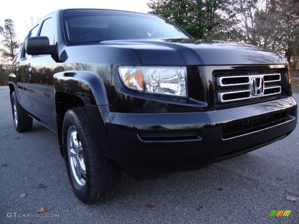 2006 Ridgeline RT - Nighthawk Black Pearl / Gray photo #21