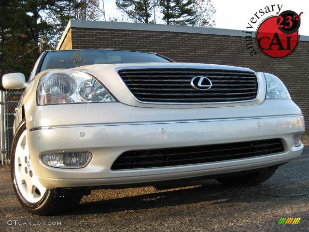 2003 LS 430 Sedan - Crystal White / Ecru photo #1