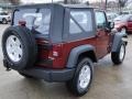 2010 Red Rock Crystal Pearl Jeep Wrangler Sport 4x4  photo #5