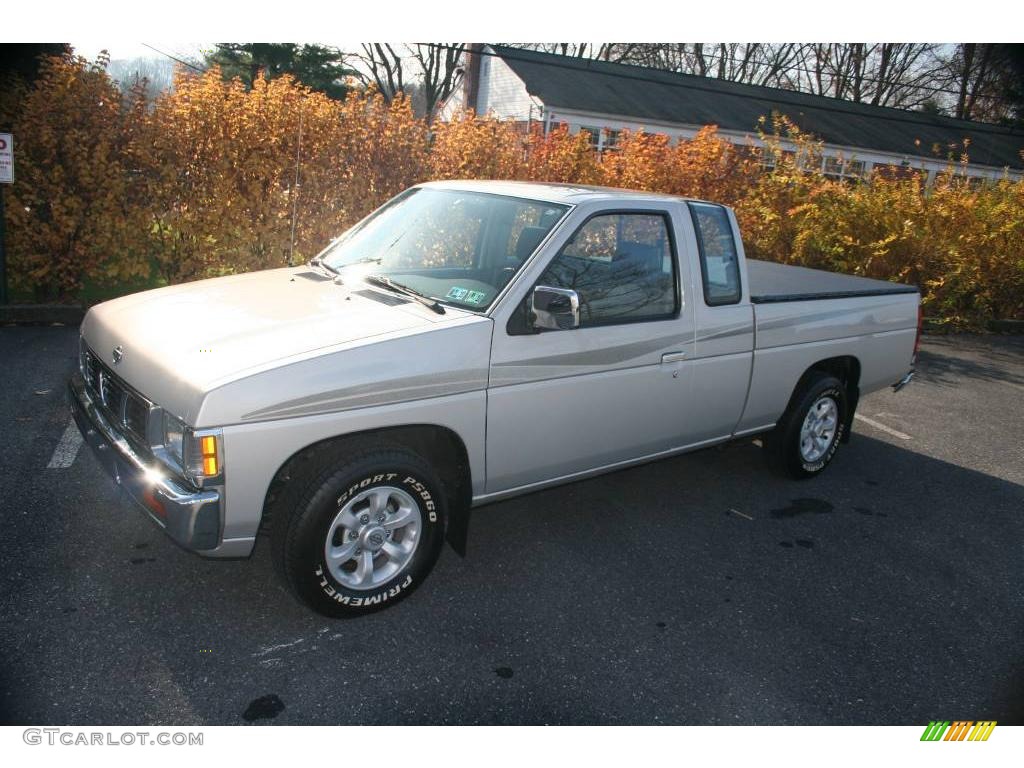 1997 Hardbody Truck XE Extended Cab - Beige Metallic / Dark Gray photo #1