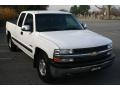 2002 Summit White Chevrolet Silverado 1500 LS Extended Cab 4x4  photo #8