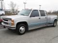 Silver Metallic 1997 Chevrolet C/K 3500 C3500 Crew Cab Dually