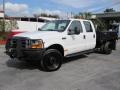 2001 Oxford White Ford F350 Super Duty XL SuperCab 4x4 Chassis  photo #4