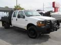 2001 Oxford White Ford F350 Super Duty XL SuperCab 4x4 Chassis  photo #6