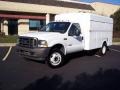 Oxford White 2003 Ford F550 Super Duty XL Regular Cab Chassis Utility