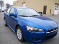 2010 Octane Blue Metallic Mitsubishi Lancer ES  photo #7