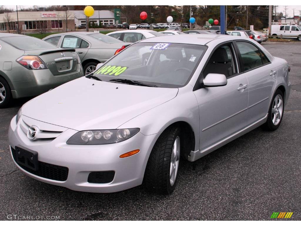 2008 MAZDA6 i Touring Sedan - Silver Metallic / Gray photo #1