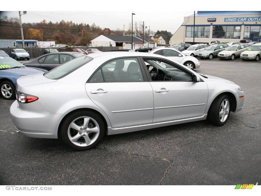 2008 MAZDA6 i Touring Sedan - Silver Metallic / Gray photo #4