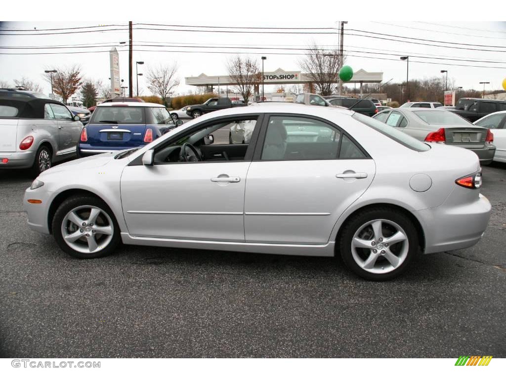 2008 MAZDA6 i Touring Sedan - Silver Metallic / Gray photo #9