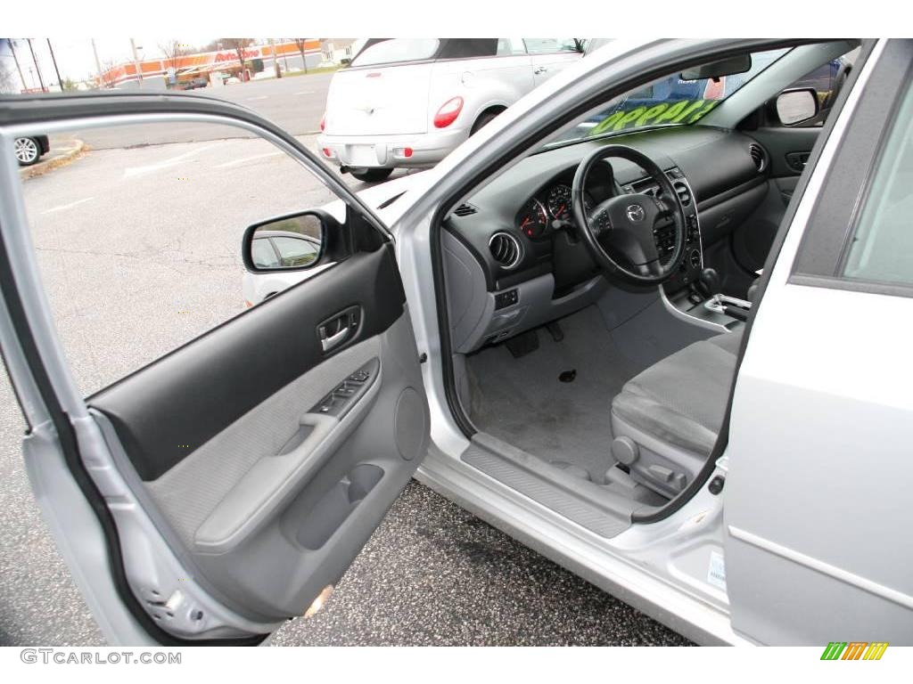 2008 MAZDA6 i Touring Sedan - Silver Metallic / Gray photo #10