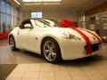 2010 Pearl White Nissan 370Z Sport Touring Roadster  photo #3